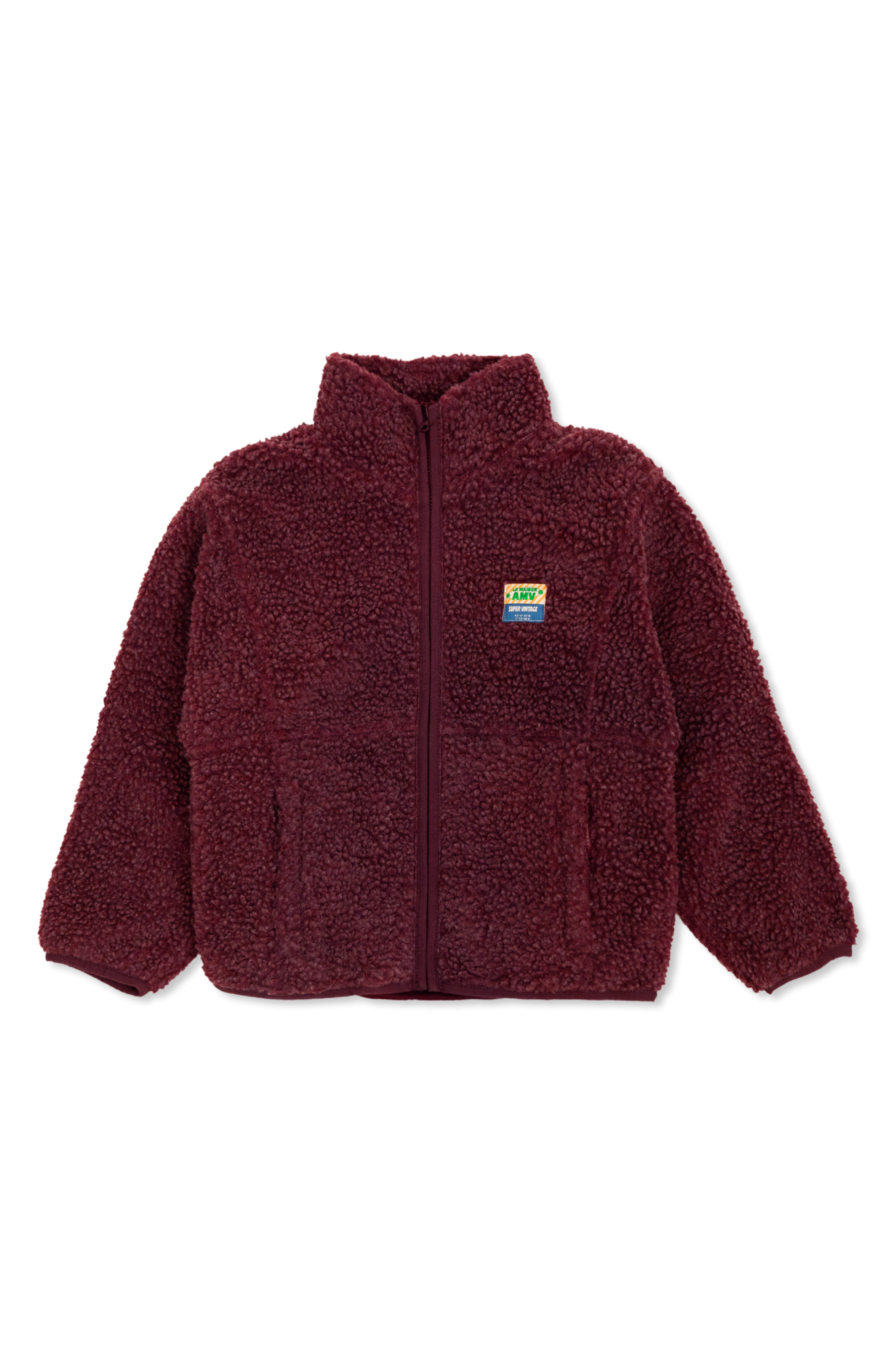 Bordo Polar z naszywką z logo American Vintage Kids - Vitkac